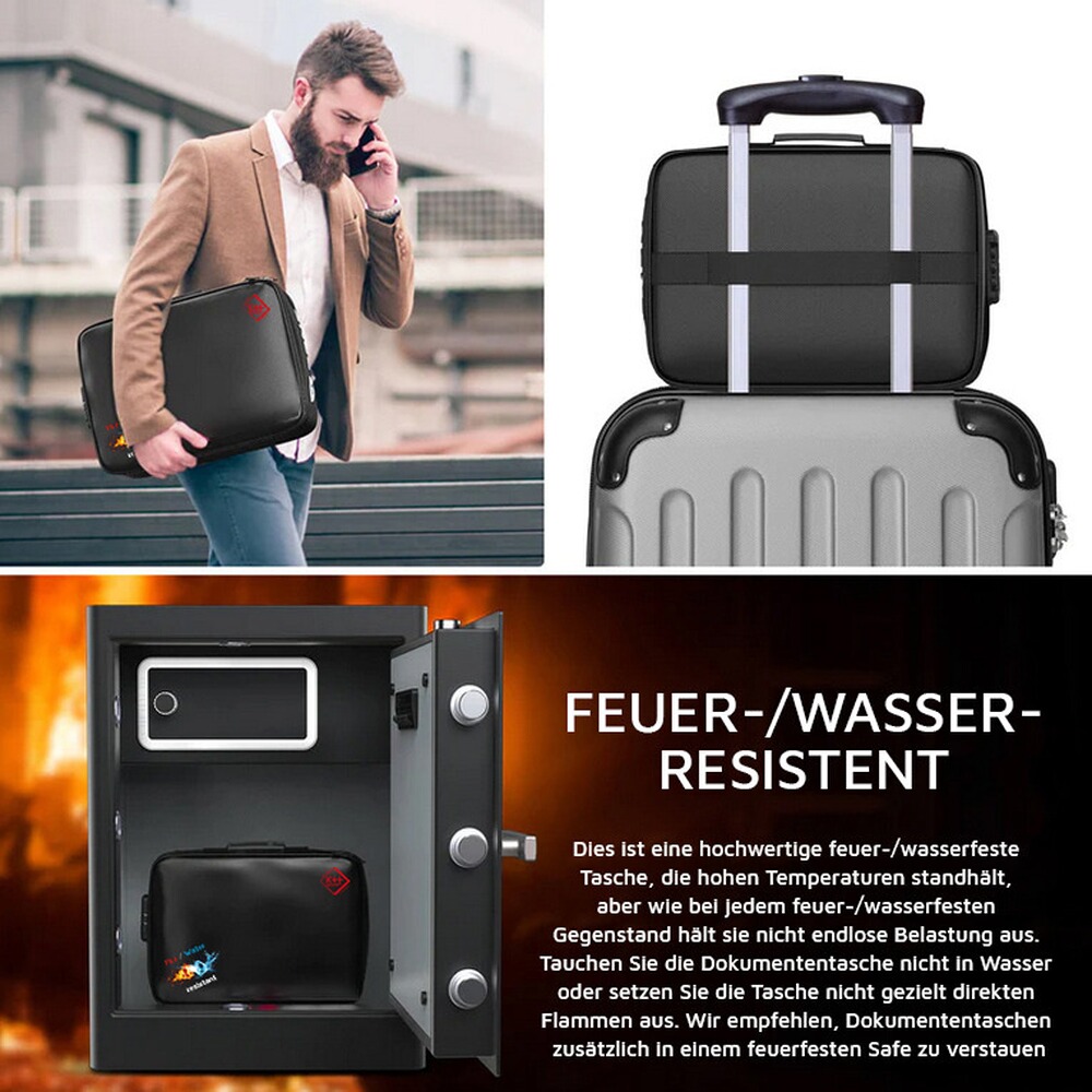 Feuerfester Dokumenten-Organizer BIG, KH-Security