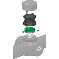Ballistikturm Capped mit Zero-Stop für Fullfield Serie, Burris