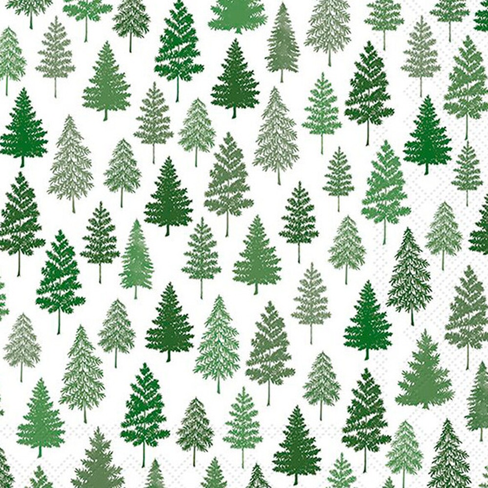 Servietten "Nordic Forest Green"