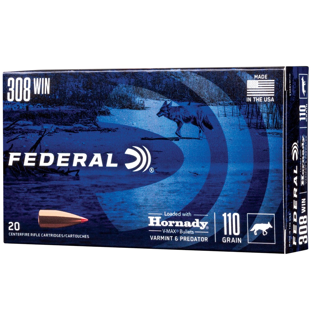 .308 Win. Varmint & Predator V-Max 7,1g/110grs.