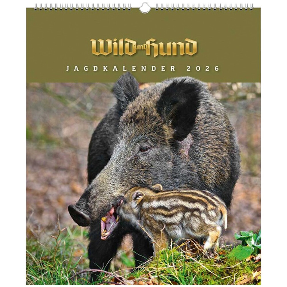 Wandkalender Wild und Hund 2026