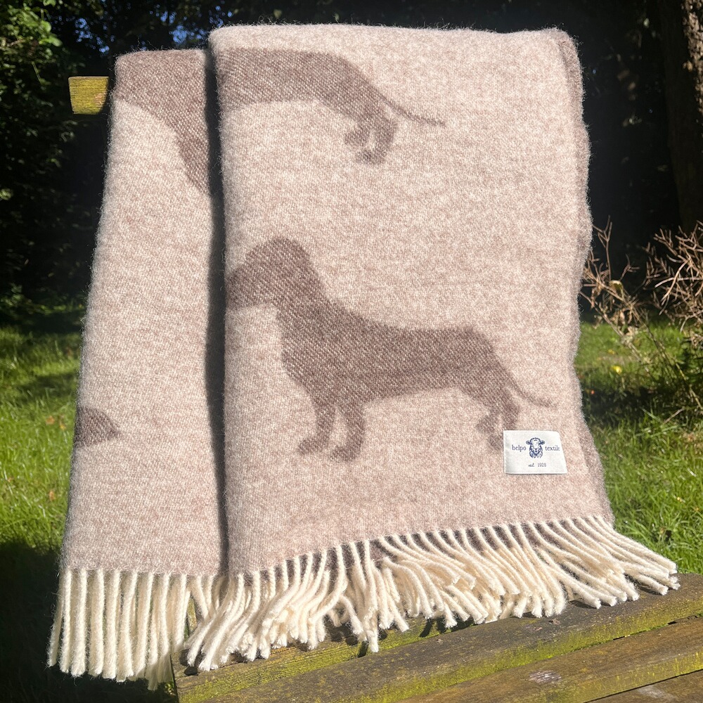 Wolldecke Dackel, Belpo Leather Care