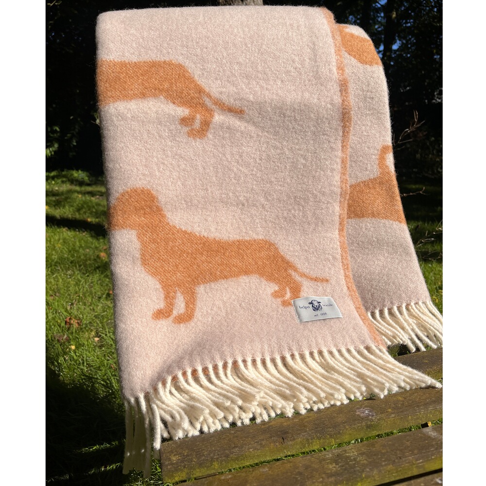 Wolldecke Dackel