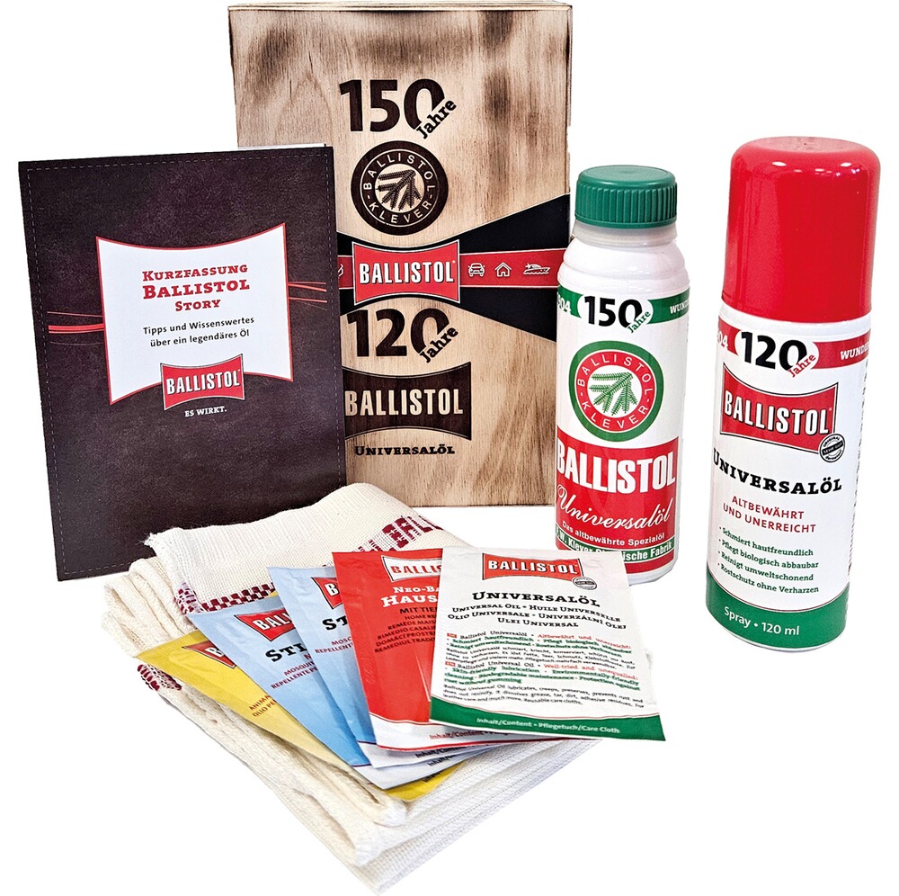 Jubiläumsbox Universalöl+Spray, BALLISTOL