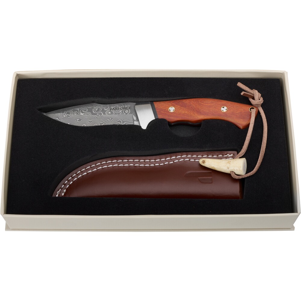 Damascus knife Red Kite, Parforce Active