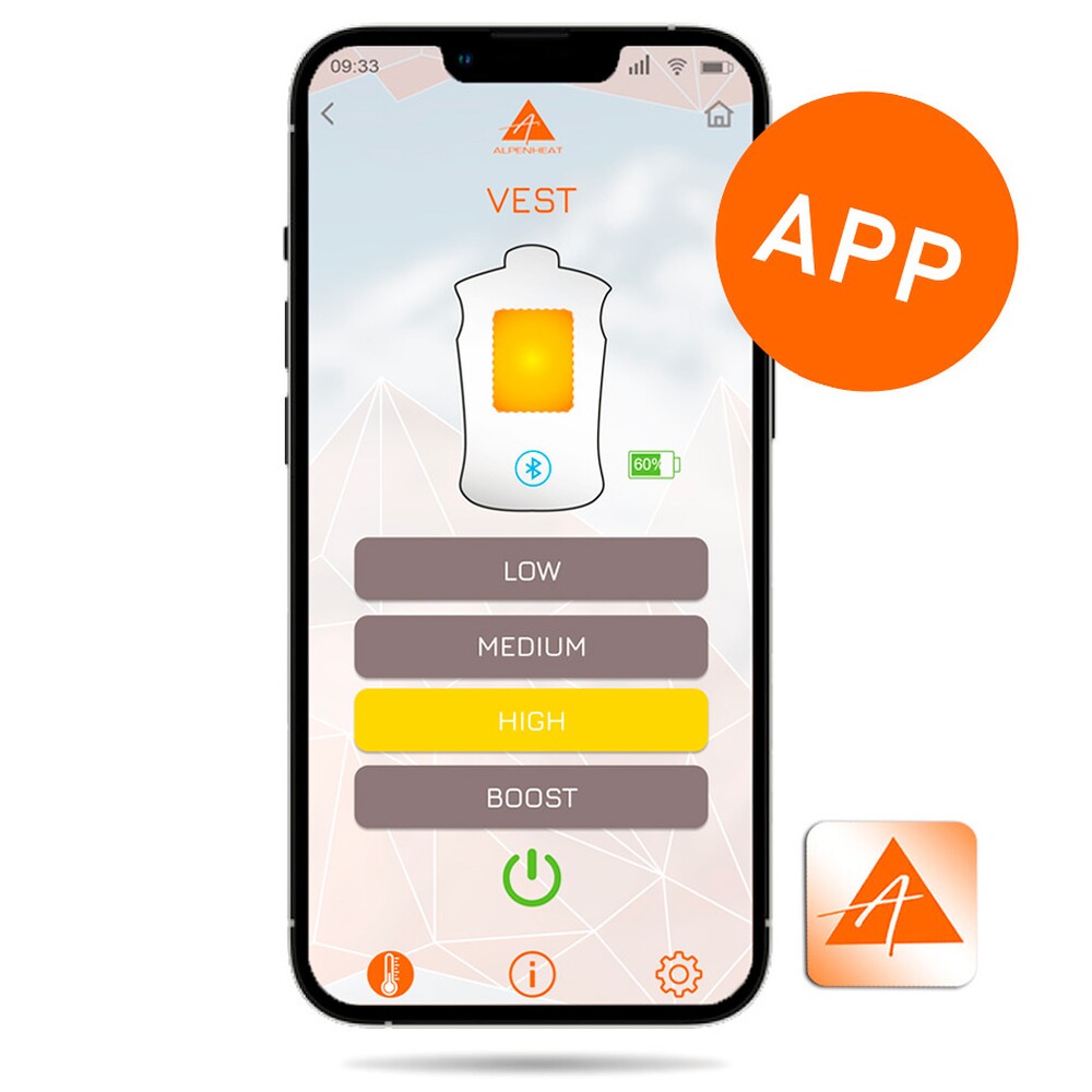Heizweste Fire-Air AJ35G-APP, Alpenheat