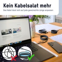 Ladekabel Magnetisches USB-A & USB-C, Ansmann
