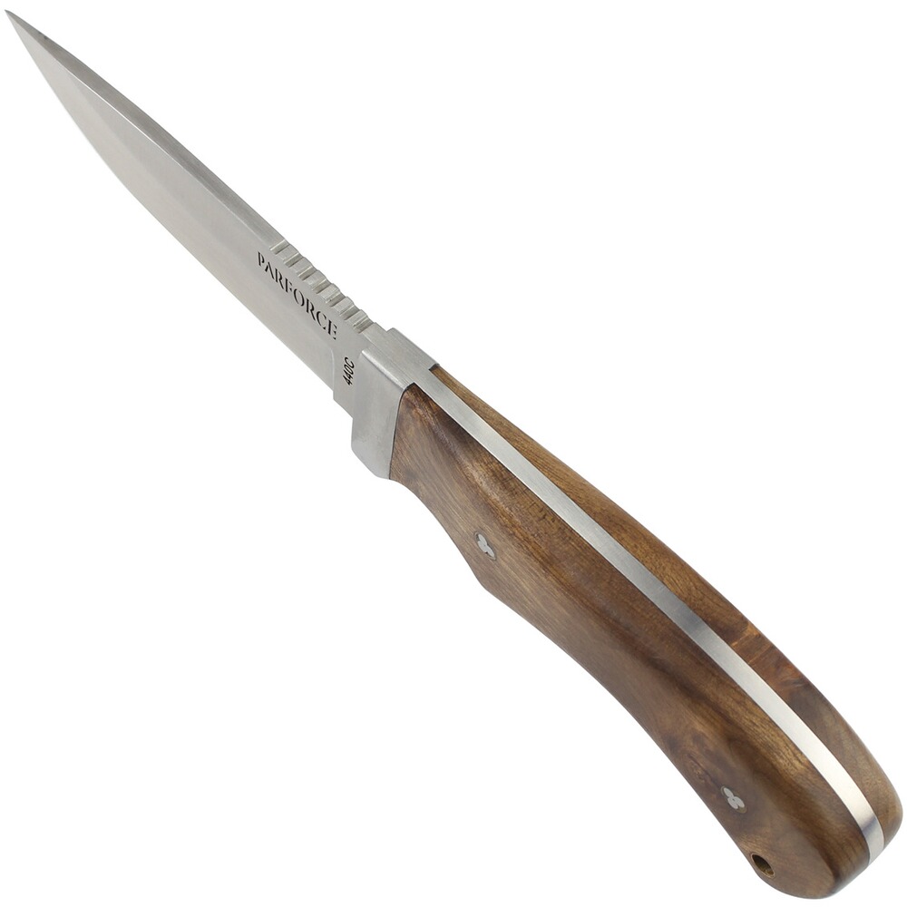 Couteau en loupe de bois, Parforce