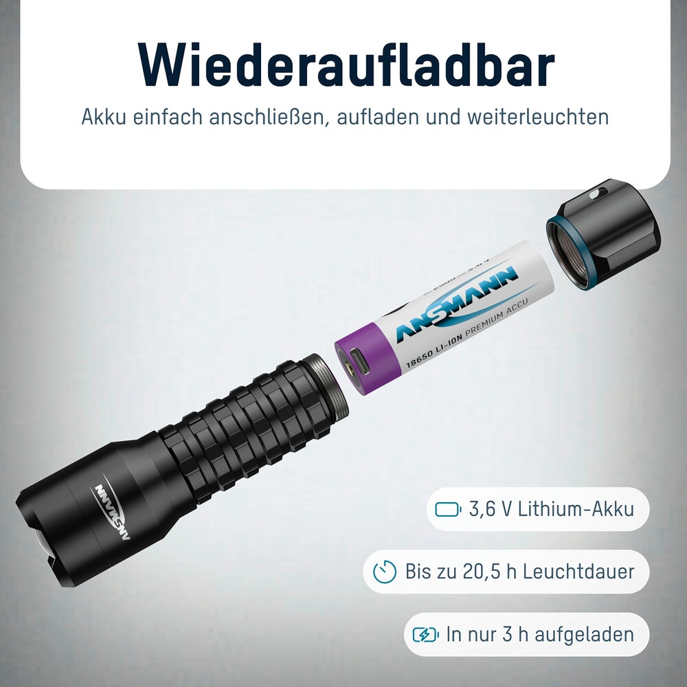 Taschenlampe Survival TS1000RF, Ansmann