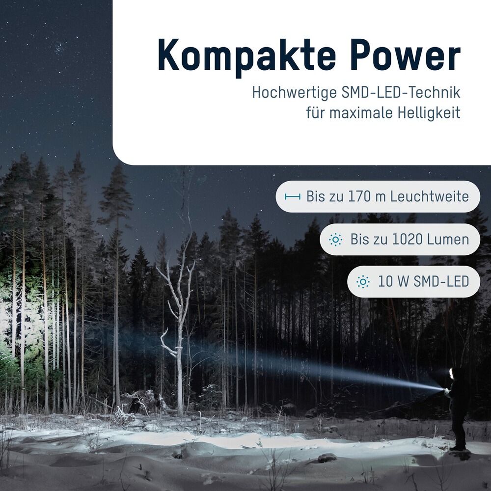 Taschenlampe Survival TS1000RF, Ansmann