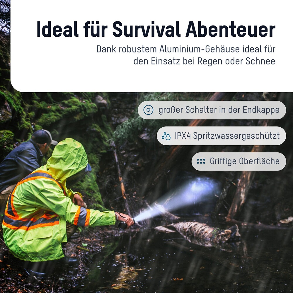 Taschenlampe Survival TS1000RF, Ansmann