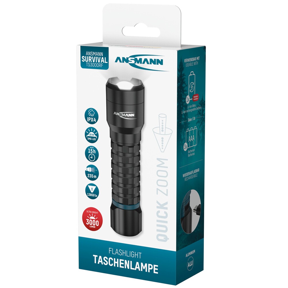 Flashlight Ansmann Survival TS3000RF, Ansmann