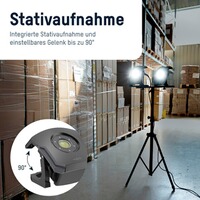 Arbeitsleuchte WL60W 18V Hybrid, Ansmann