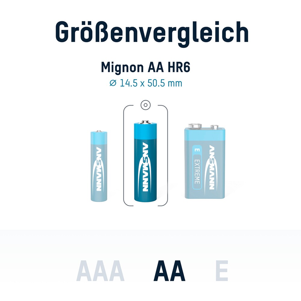 Batterie AA Lithium 8 Stück, Ansmann