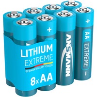Batterie AA Lithium 8 Stück, Ansmann