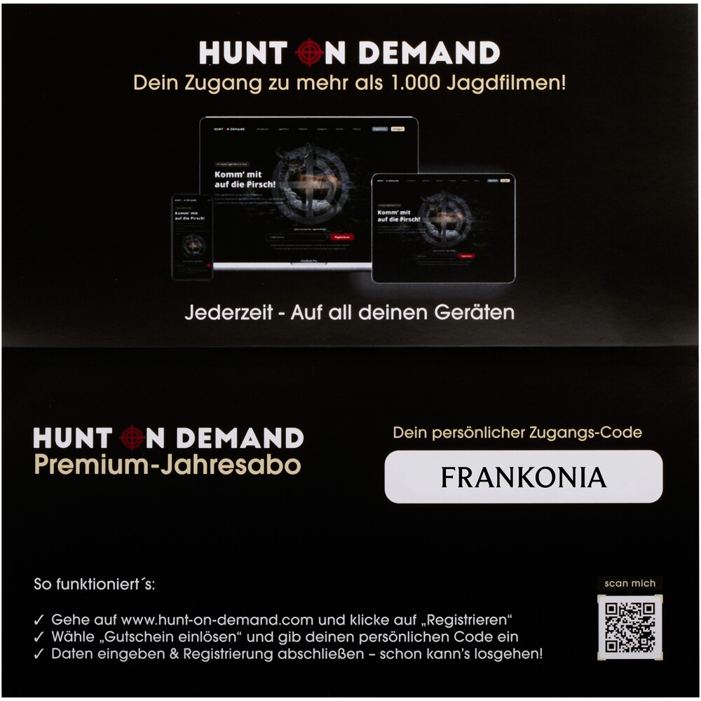 Premium - Jahresabo, Hunt on Demand