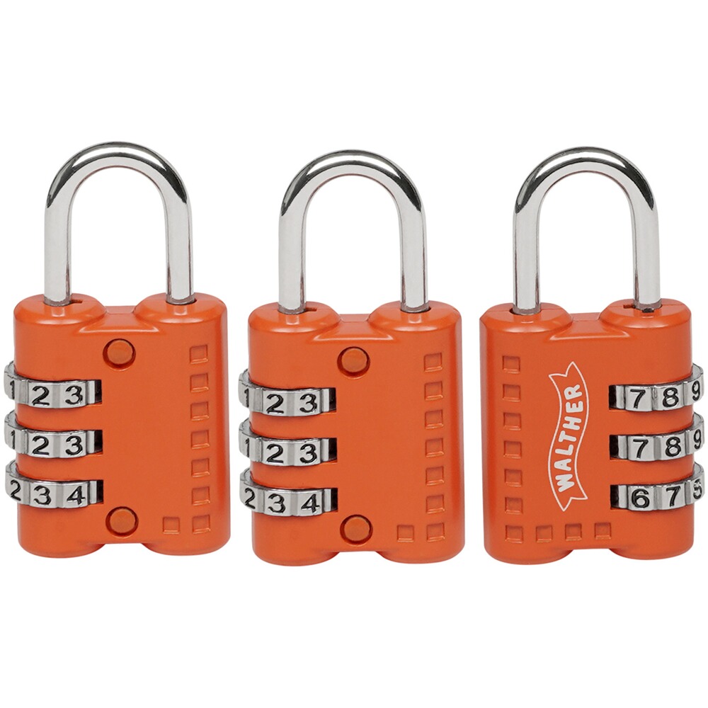 Zahlenschloss 3er Set