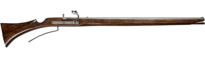 Vorderlader Gewehr Luntenschloss Arkebuse mit wallonischem Schaft, Brixia Firearms
