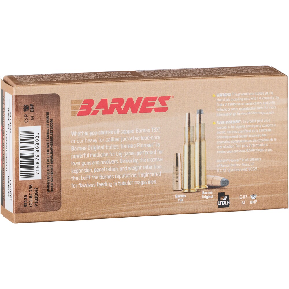 .30-30 Winchester Pioneer JHP 12,3g/190grs., Barnes