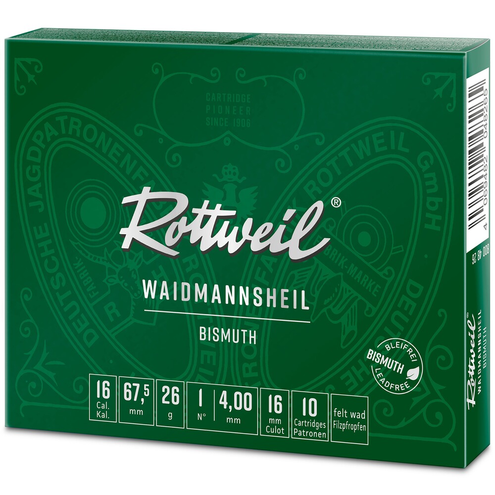 16/67,5 Waidmannsheil Bismuth 4mm 26g, Rottweil