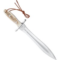 Abfangmesser mit Hirschhorngriff, Herbertz
