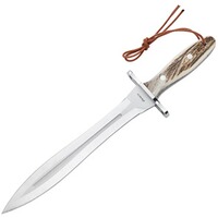 Abfangmesser mit Hirschhorngriff, Herbertz