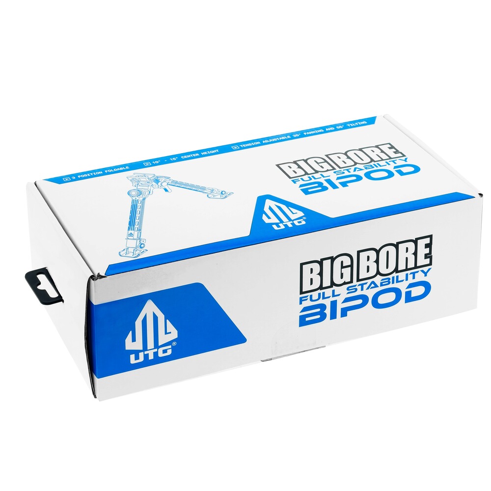 Bipod UTG Big Bore 9 x 14 inch Alu sw, UTG