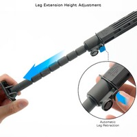 Bipod UTG Big Bore 9 x 14 inch Alu sw, UTG