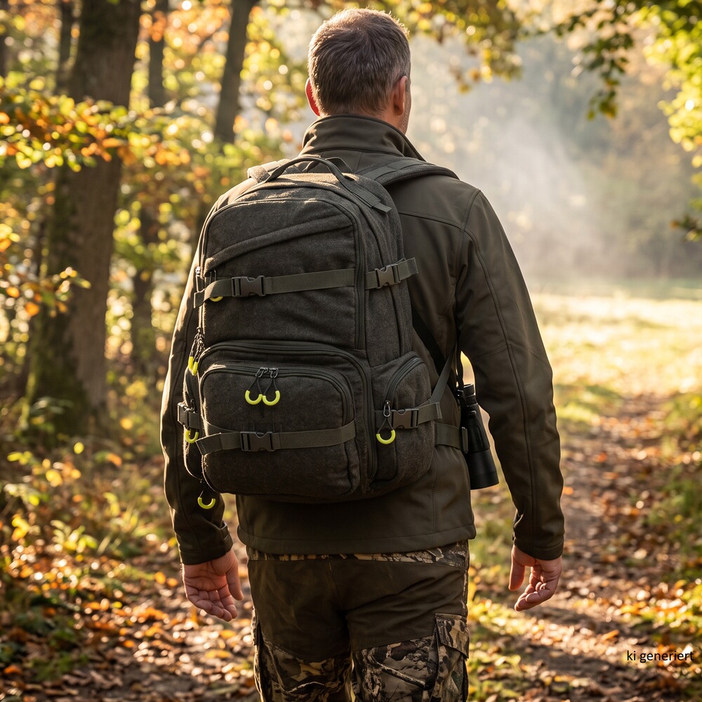 Hunting backpack daypack 32L Parforce Loden, Parforce Active