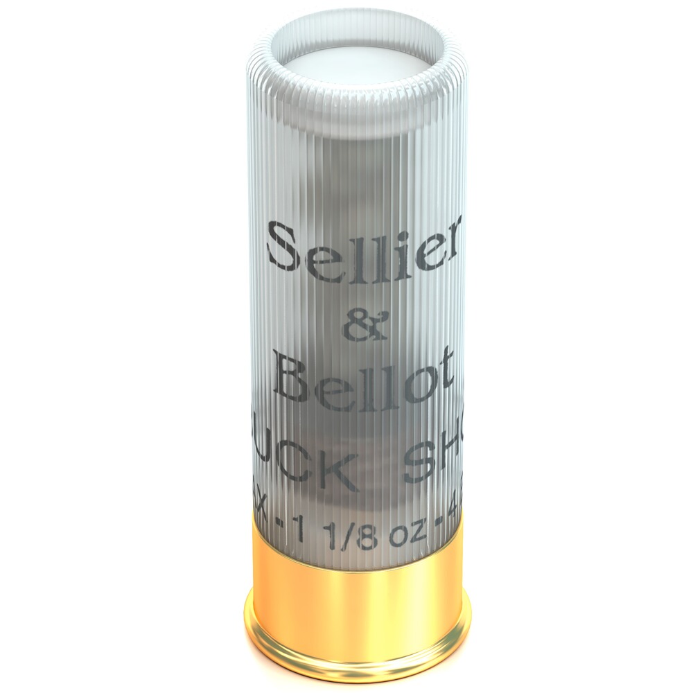 S+B 12/70 Buck FELT 7.62mm 32g. 25pcs., Sellier & Bellot