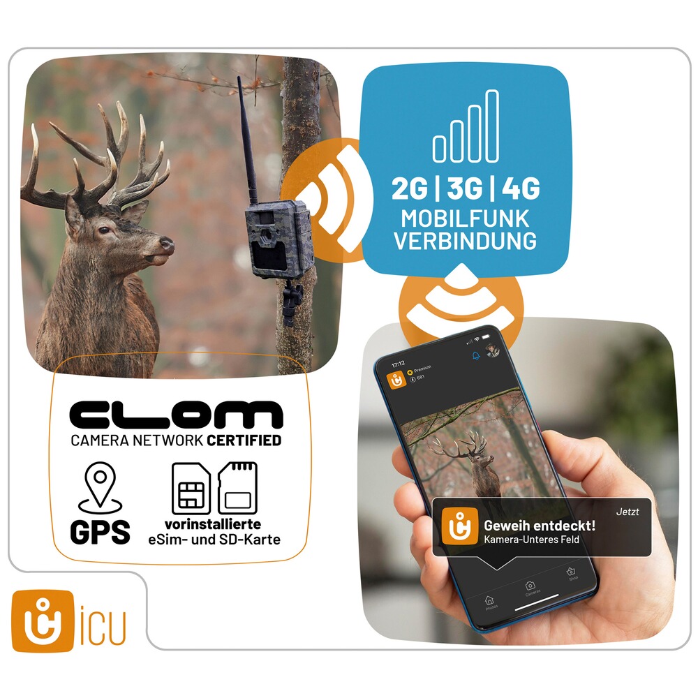 Wildkamera CLOM Easycam, ICU