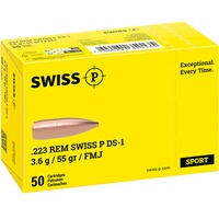 .223 Rem. DS-1 Vollmantel 3,6g/55grs., Swiss P