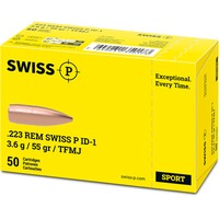 .223 Rem. ID-1 TFMJ 3,6g/55grs., Swiss P