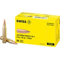 .223 Rem. ID-1 TFMJ 3,6g/55grs., Swiss P