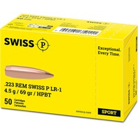 .223 Rem. LR-1 HPBT 4,5g/69grs., Swiss P
