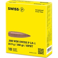 .308 Win. LR-1 HPBT 10,9g/168grs., Swiss P