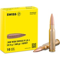 .308 Win. LR-1 HPBT 10,9g/168grs., Swiss P