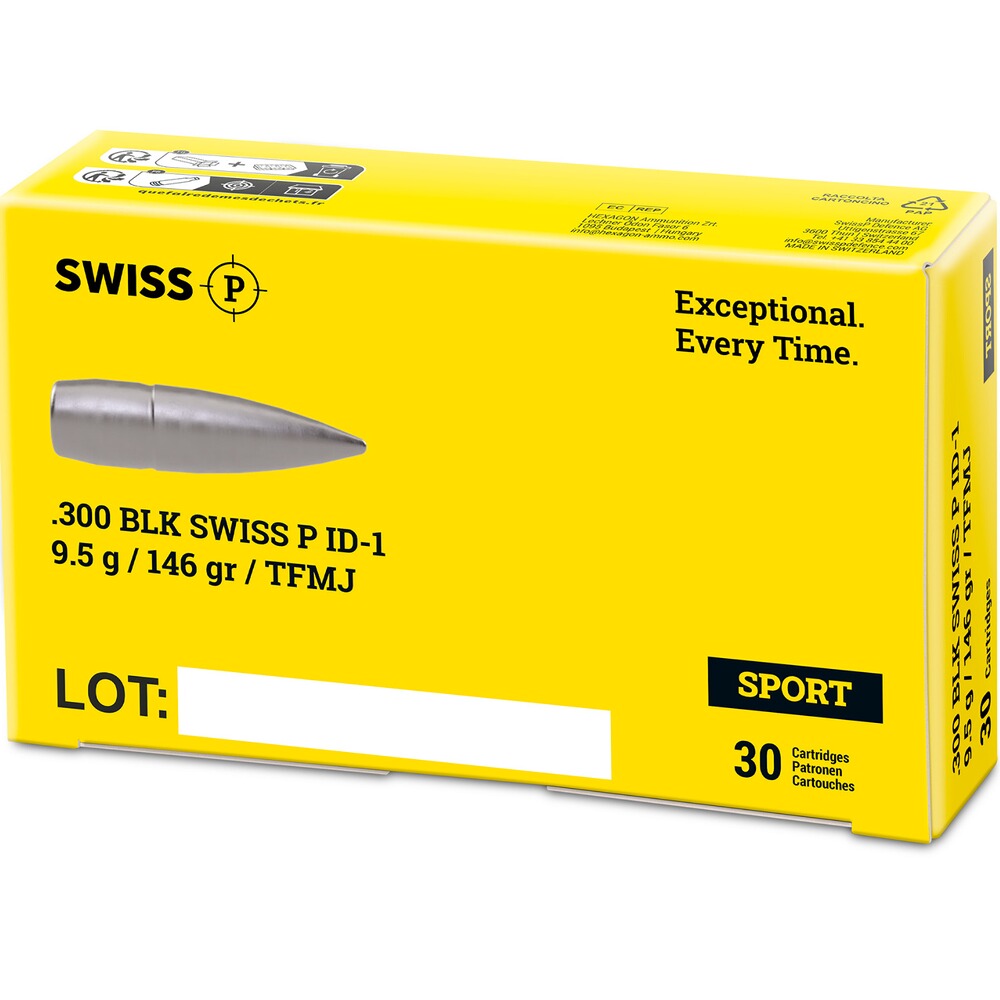 .300 Blackout ID-1 TFMJ 9,5g/146grs., Swiss P