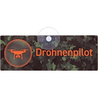 Schild mit Saugnapf für die Jagd - eckig, WILDE HILDE