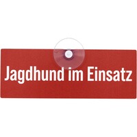 Schild mit Saugnapf für die Jagd - eckig, WILDE HILDE