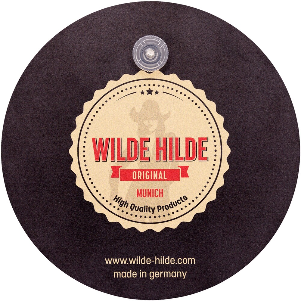 Schild mit Saugnapf für die Jagd - rund, WILDE HILDE
