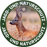 Schild mit Saugnapf für die Jagd - rund, WILDE HILDE