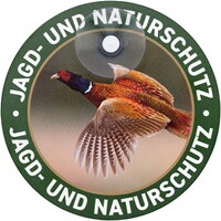 Schild mit Saugnapf für die Jagd - rund, WILDE HILDE