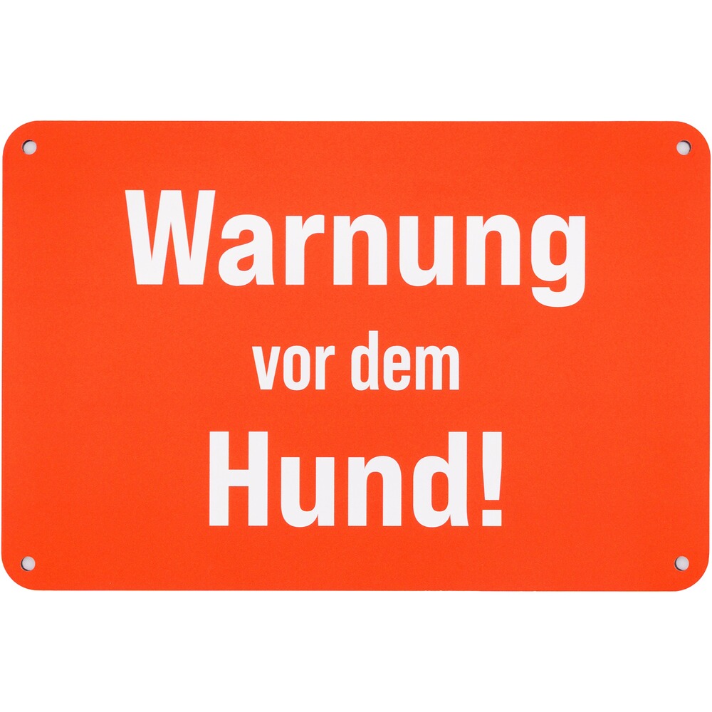 Warnschild Hund