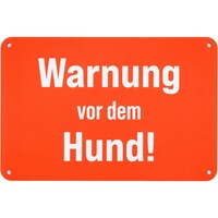 Warnschild Hund, WILDE HILDE