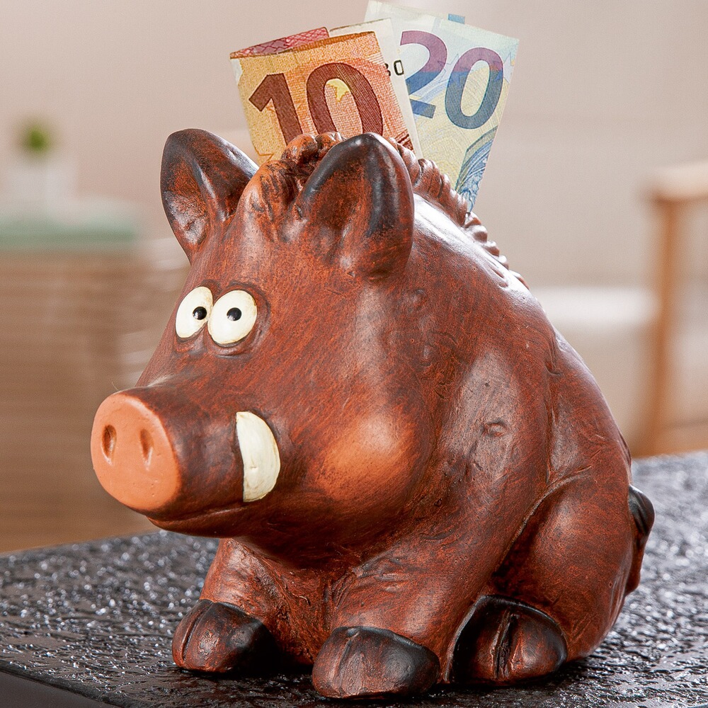 Spardose Wildschwein, Gilde Handwerk
