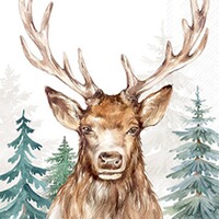 Servietten "The Woodland King White", IHR Ideal Home Range GmbH