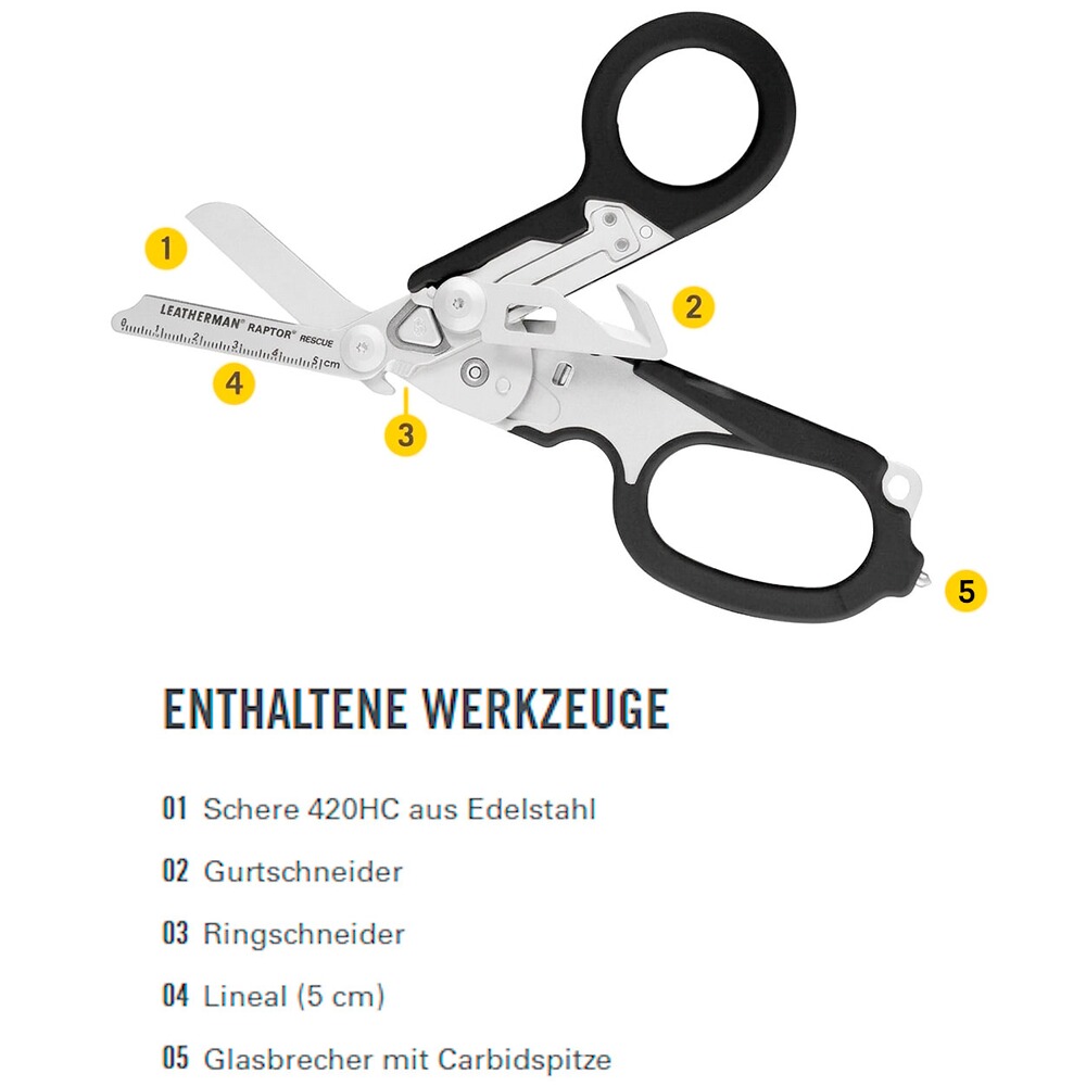 Multitool Raptor EMT, Leatherman