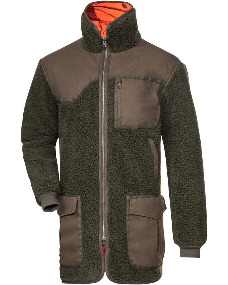 Faserpelz-Wendejacke