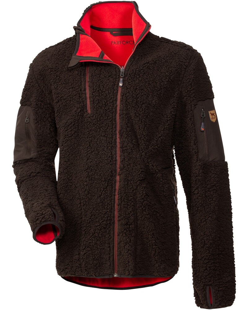 Windblock Faserpelz-Wendejacke